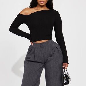 FASHIONNOVA Worth It Ribbed Top